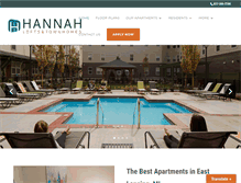 Tablet Screenshot of liveathannah.com